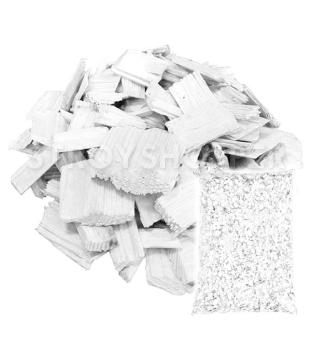 Щепа белая фр 2-4см, мешок 60л